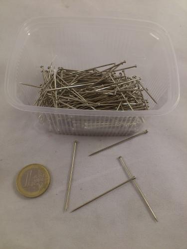 Iron pins 5 cm 100 gr. nickel-plated